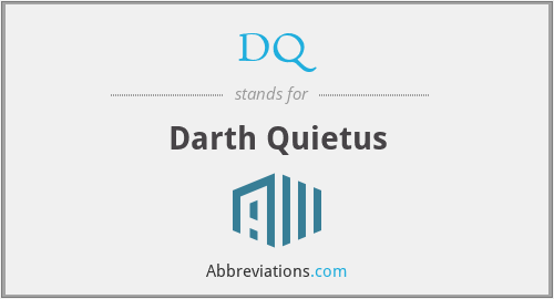 what-is-the-abbreviation-for-darth-quietus